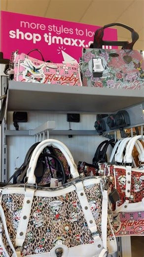 New Ed hardy bags at tjmaxx#shoppingvlog #shortvideo #tjmaxxfinds