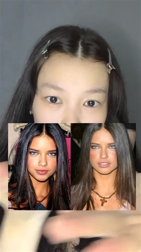 MAKEUP TUTORIAL on Instagram: "Adriana lima makeup tutorial 🖤 Cr:t.zen_n #makeup #makeuptutorialvideos #makeupvideos"