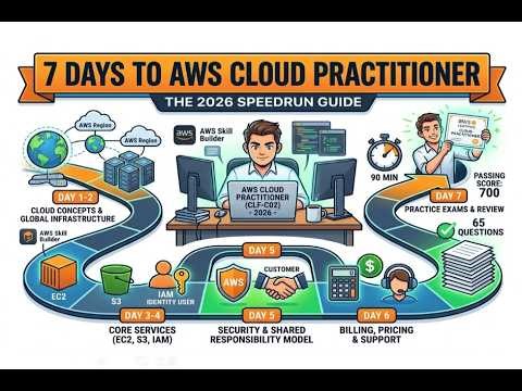 7 Days to AWS Cloud Practitioner: The 2026 Speedrun Guide
