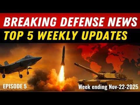 Breaking Defense News: Top 5 Global Military Updates This Week 🔥 | Fighter Jets, Missiles & More!