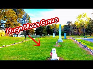 The Confederate Cemetery | Major Mass Grave | at Fort Hill Cemetery in Cleveland TN