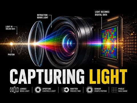 How a Camera Captures Light (And Turns It Into Pixels)