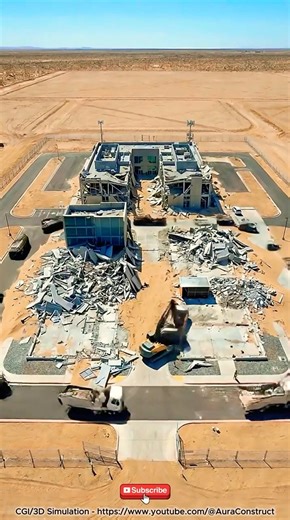 Buildings Destroyed by Sandstorm and Rebuilt ‼️ CGI/3D Simulation ‼️