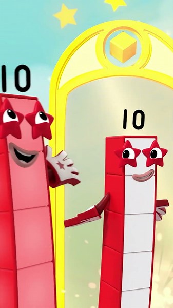 #shorts | Conoce a Diez! | Aprendé los números para niños | Numberblocks en Español