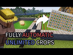 EASIEST Potato And Carrot Farm🌿| Minecraft Tutorial | 1.21.7 Java