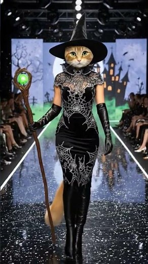 cat human hybrid supermodel #catwalk #catsofyoutube#brazil