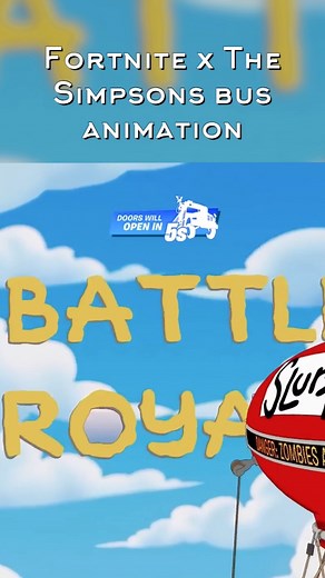 Here’s the opening Battle Bus animation during the Fortnite x The Simpsons season 🔥 | #fortnitebr #fortnitebattleroyale #fortnitegameplay #thesimpsons #fortnite | Fortnite: Battle Royale Fans