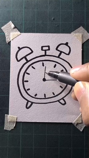 easy clock drawing