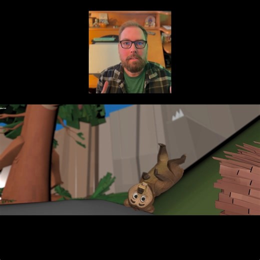 Forevergreen on Instagram: "Every shot in Forevergreen carries artistic intention. In this moment between the young bear and the porcupine, animator @animwoodsy drew from personal experience with his nephew to shape the emotion, timing, and connection of the characters on screen.🐻🦔 #ForevergreenShortFilm #BehindTheScenes #Animation #AnimationProcess #AnimatedShort #CGAnimation #MakingOf"