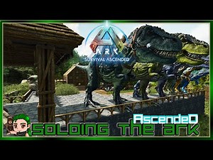 Base Building! Kibble Dinosaur Extension! Soloing the Ark Ascended 43