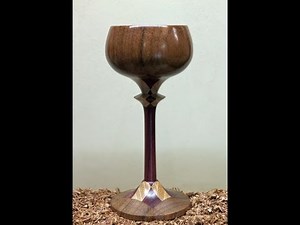 Wood Turning - Segmented Goblet