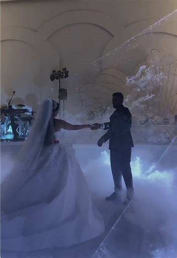 Magical Fairy Light Wedding and First Dance Moments