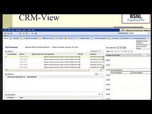 BSNL FTTH CRM | new account creation in CDR CRM in hindi