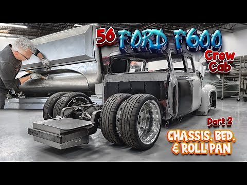 Bed and Bones: 56 F600 Hand-Building Chassis, Bed & Roll Pan (Ep.2)