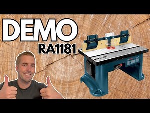 Full Overview and Demo of the Bosch Router Table