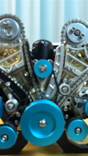 17 reactions |  Look at my 8-cylinder engine model toy!  made of all metal,  with over 500 precision parts, every aspect showcases the charm of machinery.  assemble by hand and experience the wonderful process from parts to complete engine. 朗 Catch it before it disappears.  Buy Now  https://t.site/483d150 | Hirabition.CC | Facebook