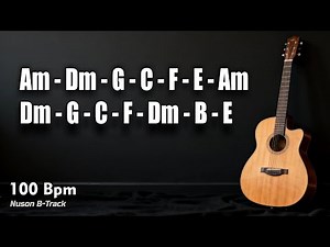 Try Faster (A Minor) Romantic Acoustic Guitar Backing Track 159