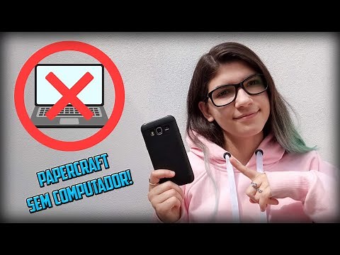 💻❌Como fazer papercrafts SEM TER COMPUTADOR