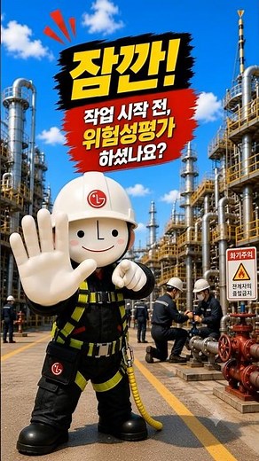 잠깐! 작업 시작 전 위험성평가 하셨나요?(작업위험성평가) #위험성평가 #작업위험성평가 #JSA #안전사고 #산업재해예방 #환경안전 #안전보건 #오디세이 #Shorts #funny