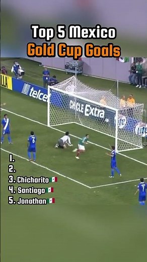 Top 5 Mexico Gold Cup Goals That Lit Up CONCACAF 🇲🇽🔥⚽ #Shorts
