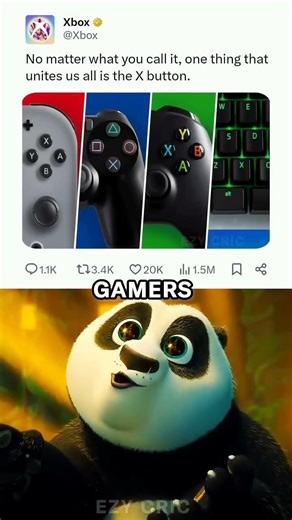 Xbox : No matter what you call it, one thingunites us all is the X button #gaming #viral #xbox #fyp