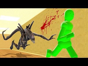 ALIEN Hunts Ragdolls in The Backrooms - Overgrowth Mods Gameplay