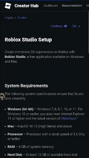 como baixar Roblox Studio pelo celular