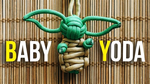 Make Your Own Baby Yoda Paracord Keychain: Grogu Edition!