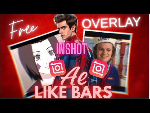 Ae like bars in inshot 🤩 | free overlay | inshot editing tips| By Badass marvenger