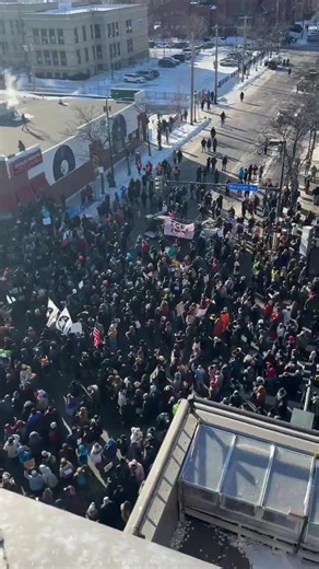 ▶️ Thousands of anti-ICE demonstrators gather at the site of de..dly sh..ting of 37-year-old Americ..n Alex Pretti by federal agents in Minneapolis, Minnesota. Presstv Programs | Presstv Programs