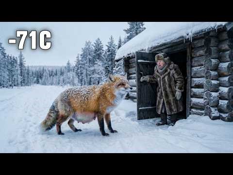 Abandoned Pregnant Fox in 71°C Blizzard — 80 Year Old Woman Saves Her in Siberia ❄️🦊