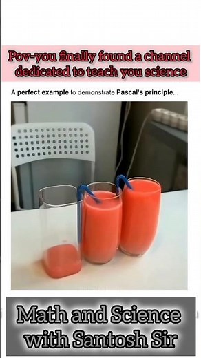 ⚡ JUICE se Samjho Pascal’s Law! 🍹 Science Magic You’ll Love 😲 | Class 9 Physics #shorts #physics