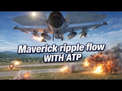 DCS F-16 Maverick ripple flow with the Advanced Targeting Pod