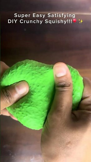 Super Satisfying DIY Crunchy Squishy!!!🎈✨ #craft #squishy #diy