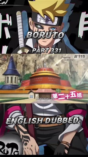 Boruto Next Generations Part 331 English Dubbed