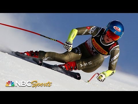 Mikaela Shiffrin's winning Super-G run at Ski World Championships | NBC Sports