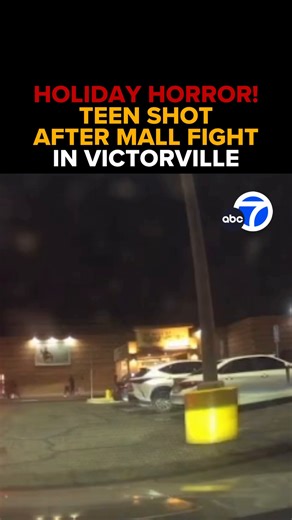 ABC7 Eyewitness News on Instagram: "Shocking new video captures the moment gunfire erupted after a fight near the Cinemark movie theater at the Mall of Victor Valley, leaving one girl injured. The latest tonight at 11 from ABC7. https://abc7.la/3YencOC"