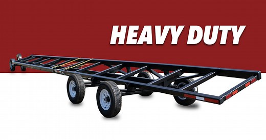 Heavy Duty Combine Header Transport Trailers