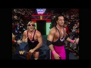 Bret accompanies Brother Owen Hart to Ring for match + Interview with Vince McMahon! 1994 (WWF)