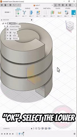 Fusion 360: Coil Tool #3dprinting #fusion360 #fusion360tutorial #cad