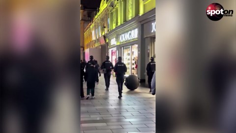 Viral "Robocop": RT-G police robot rolls through the streets