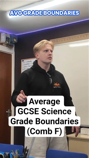 Average GCSE Science Grade Boundaries(Comb F)
