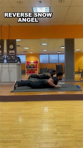 How to do a Reverse Snow Angel #back #exercise #howto #bodyweight #shoulders