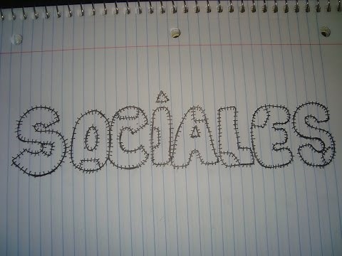 Ideas para crear letras para títulos (sociales)
