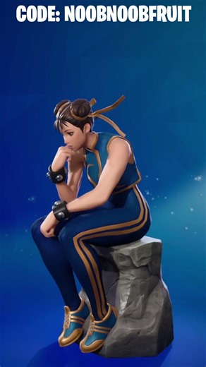 DEEP THOUGHT Emote Showcase ft. Chun Li | Fortnite #shorts