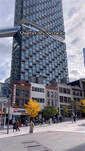 This is Quartier des Spectacles Follow Mtl Image #montreal #montréal #downtownmontreal #placedesarts #quartierdesspectacles | Mtl Image