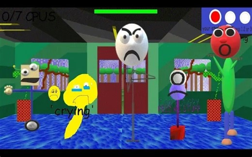 Sticky in fun with numbers! - Baldi's Basics V1.4 Mod