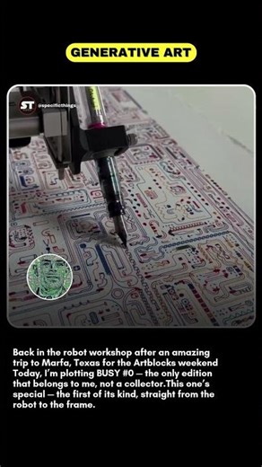 When Robots Create Art . #usashorts #usatech #shortsfeed #viralfacts #youtubeshorts #robotics