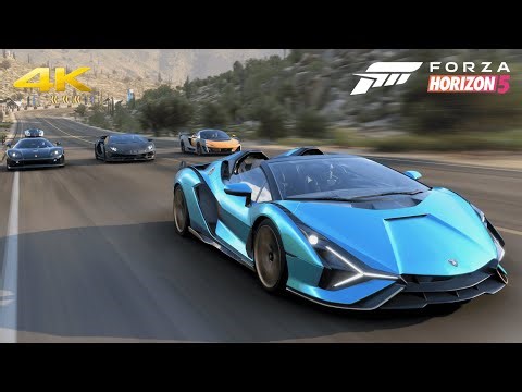 Forza Horizon 5 | Lamborghini Sian | Insane Hypercar Racing 4k Gameplay