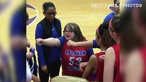 High School basketball player with Down syndrome plays in final season